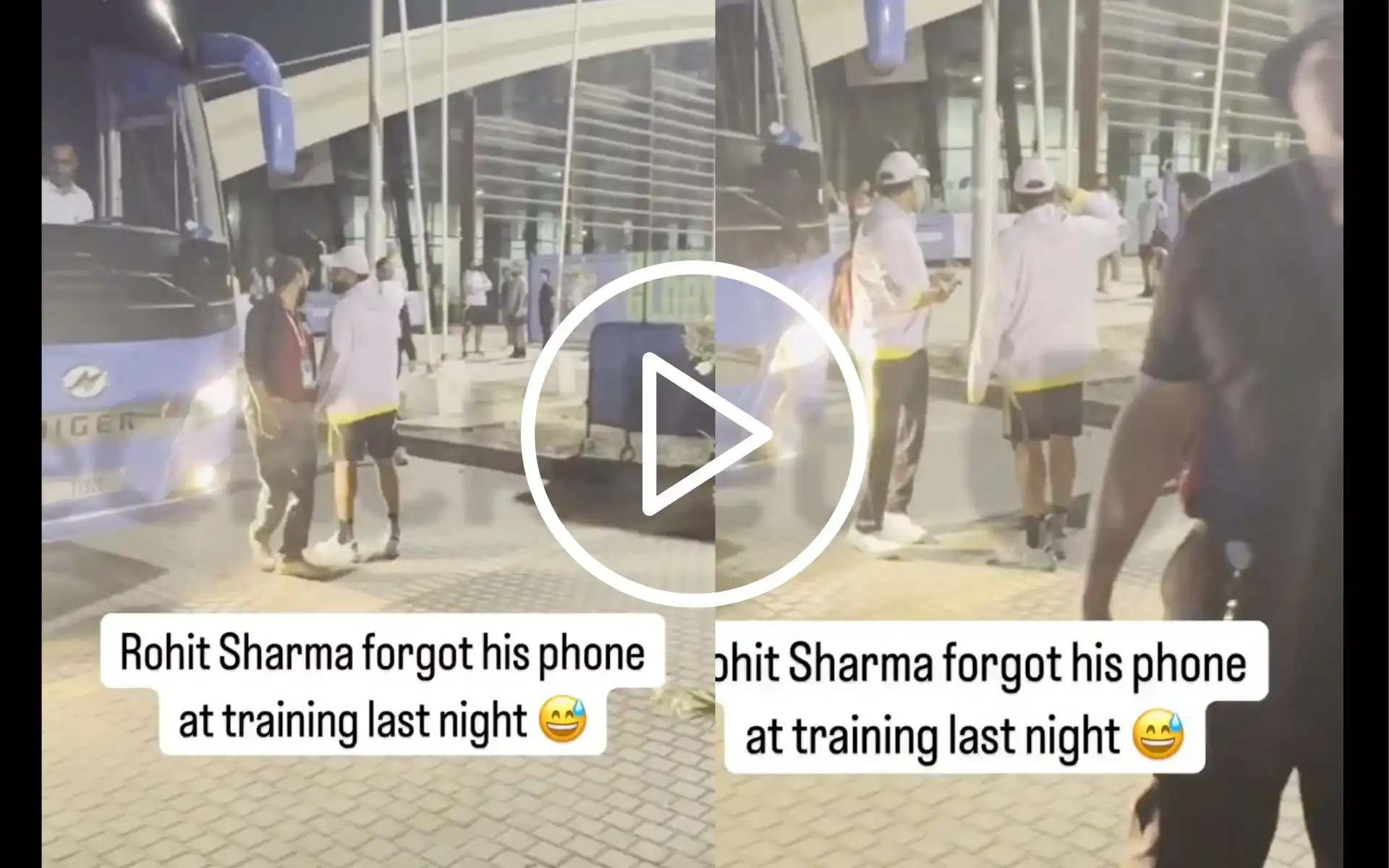 Rohit's Trademark Forgetfulness! Indian Captain Misplaces Phone After Practice Session